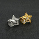 18K Gold Diamond Star Ring - Drip Culture Jewelry