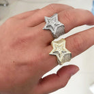 18K Gold Diamond Star Ring - Drip Culture Jewelry