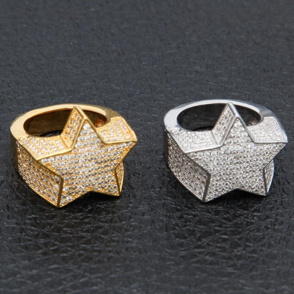 18K Gold Diamond Star Ring 3.0 - Drip Culture Jewelry