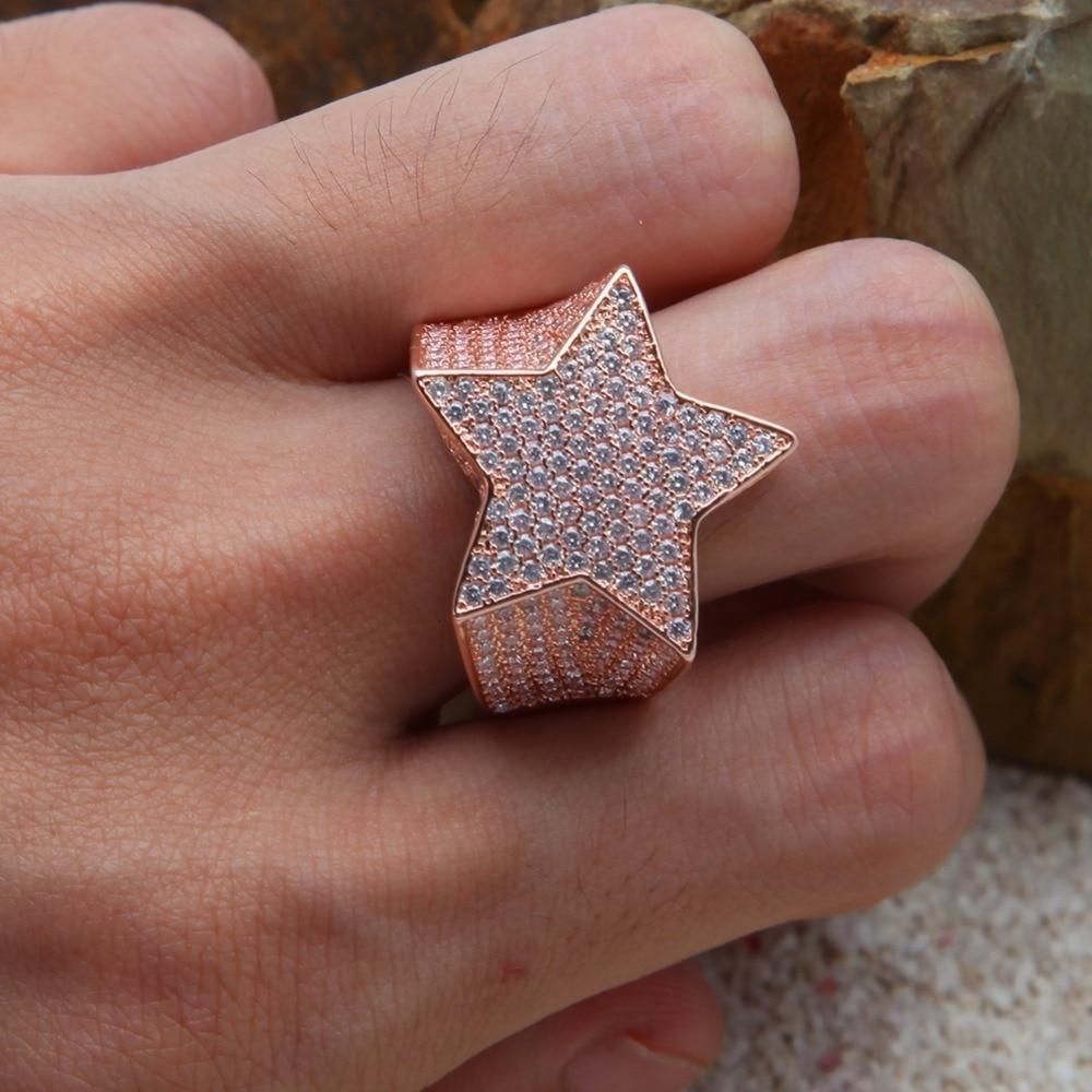18K Gold Diamond Star Ring 3.0 - Drip Culture Jewelry