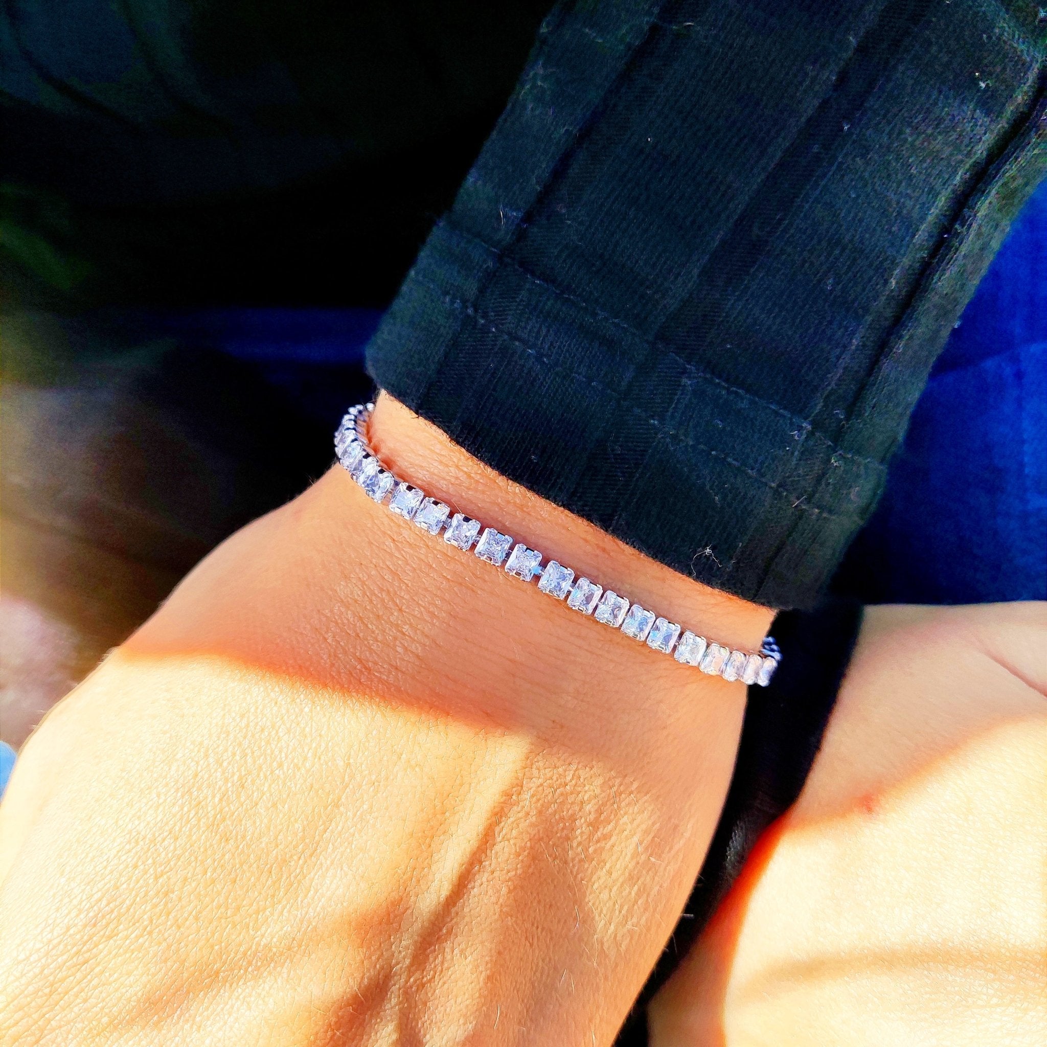 18K Gold Diamond Tennis Bracelet - Drip Culture Jewelry