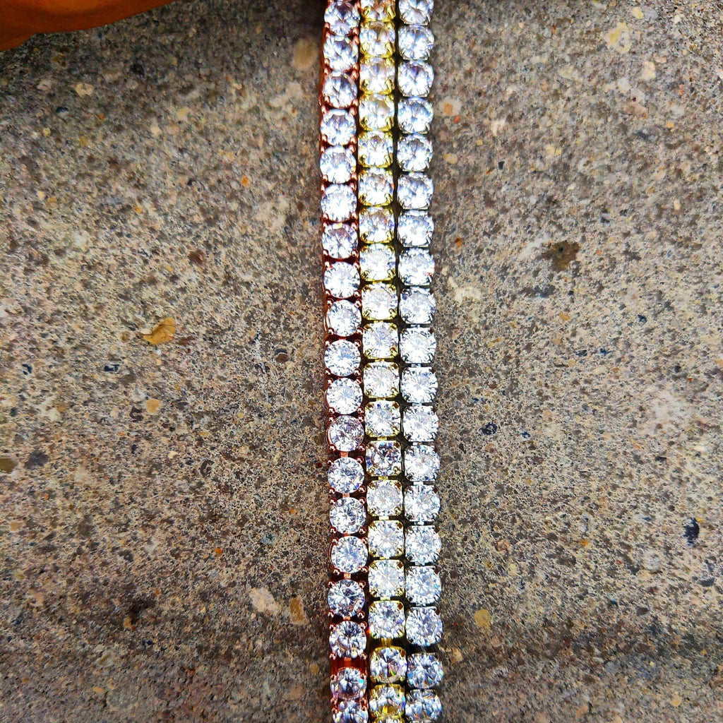 18K Gold Diamond Tennis Bracelet - Drip Culture Jewelry