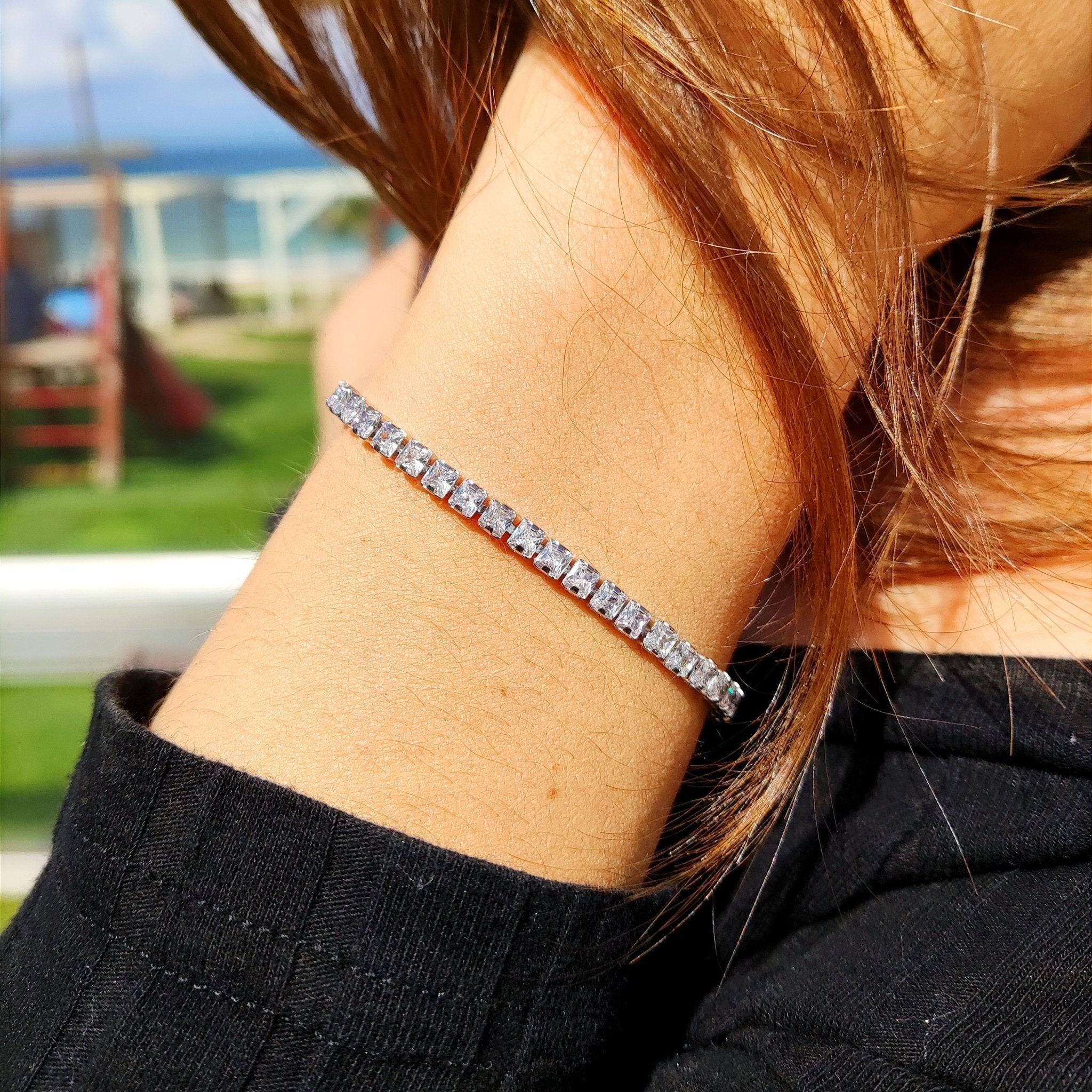 18K Gold Diamond Tennis Bracelet - Drip Culture Jewelry