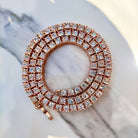 18K Gold Diamond Tennis Chain - Drip Culture Jewelry