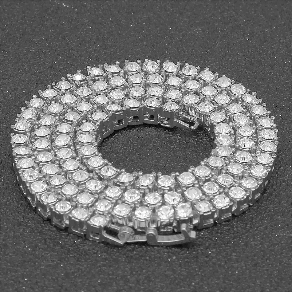 18K Gold Diamond Tennis Chain - Drip Culture Jewelry
