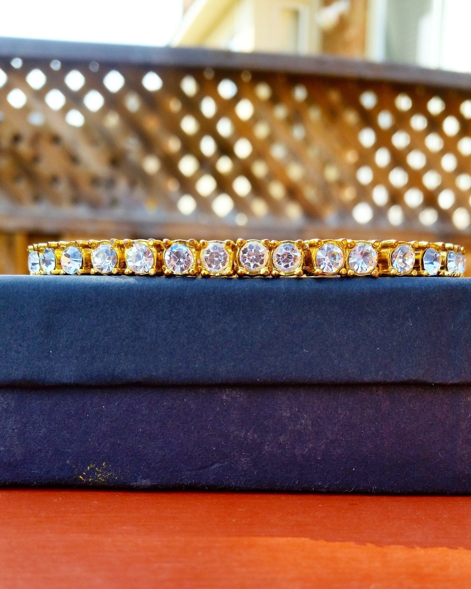 18K Gold Diamond Tennis Chain Bracelet Set ( 2 Pieces ) - Drip Culture Jewelry