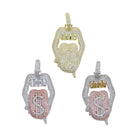 18K Gold Diamond Tongue - Drip Culture Jewelry