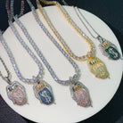 18K Gold Diamond Tongue - Drip Culture Jewelry