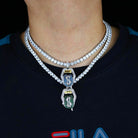 18K Gold Diamond Tongue - Drip Culture Jewelry