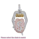 18K Gold Diamond Tongue - Drip Culture Jewelry