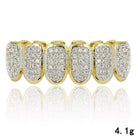 18K Gold Diamond Vampire Grillz - Drip Culture Jewelry