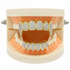 18K Gold Diamond Vampire Grillz - Drip Culture Jewelry