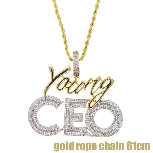 18K Gold Diamond Young Ceo - Drip Culture Jewelry