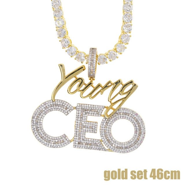 18K Gold Diamond Young Ceo - Drip Culture Jewelry