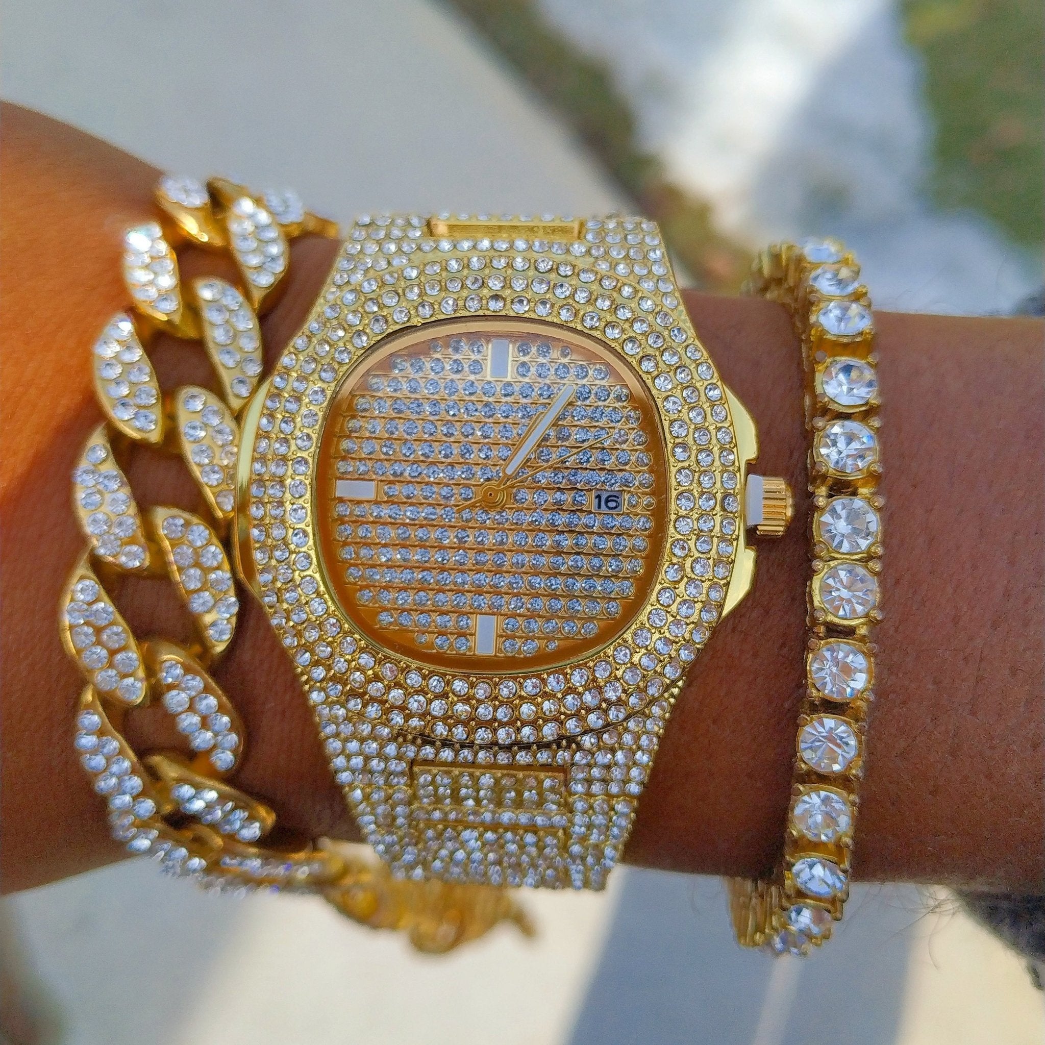 18K Gold Drip Watch - Drip Culture Jewelry