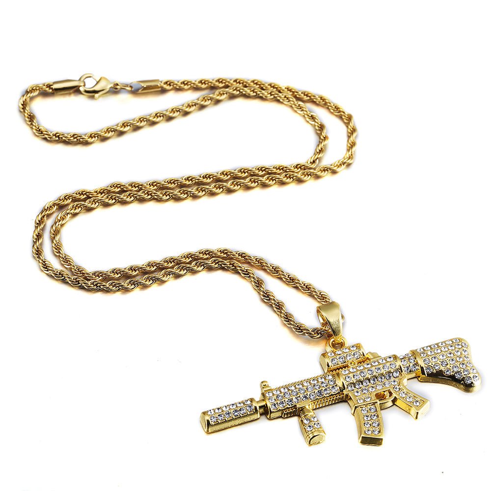 18K Gold Frozen M4 - Drip Culture Jewelry