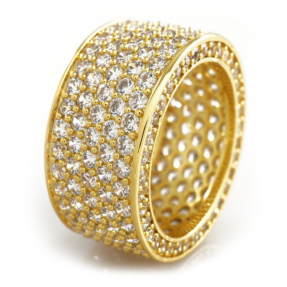 18K Gold Frozen Ring - Drip Culture Jewelry