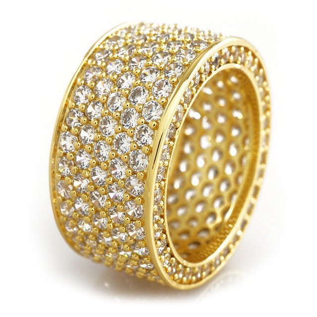 18K Gold Frozen Ring - Drip Culture Jewelry