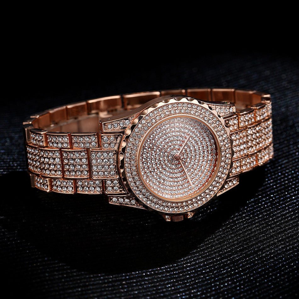 18K Gold Frozen Watch - Drip Culture Jewelry