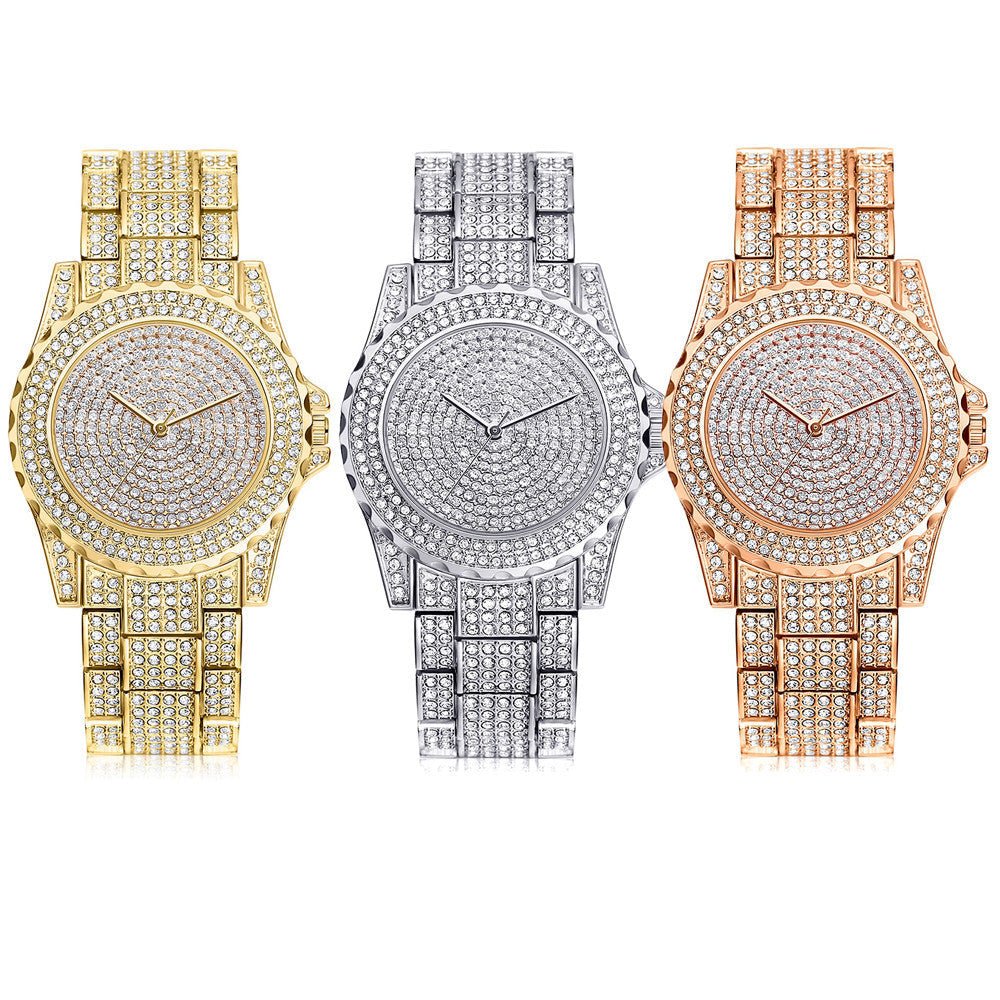18K Gold Frozen Watch - Drip Culture Jewelry