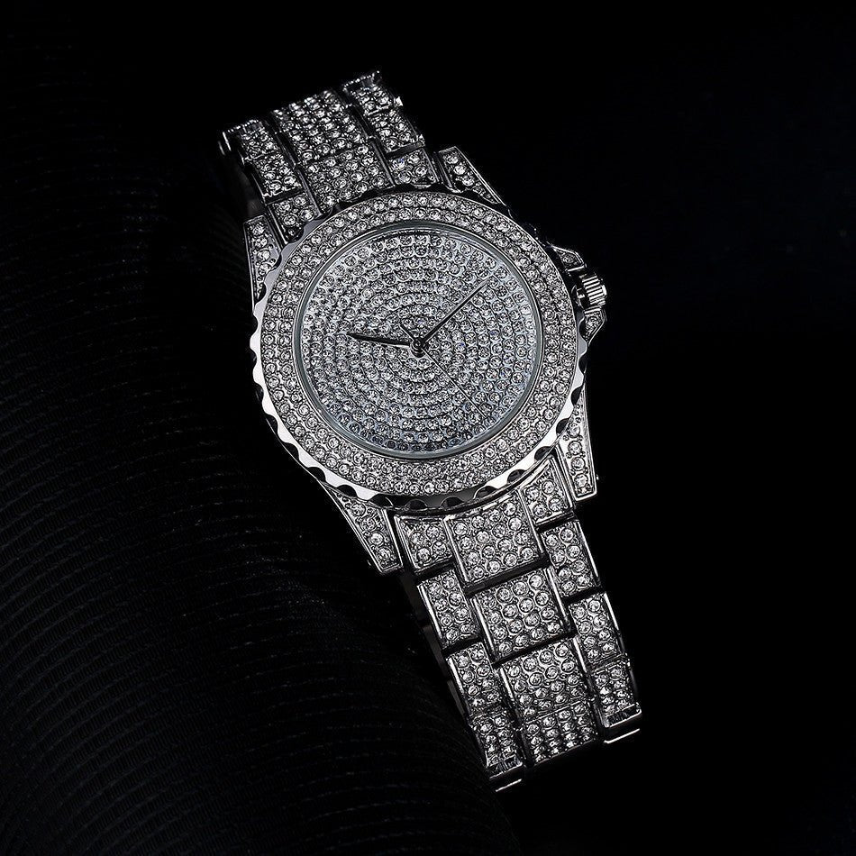 18K Gold Frozen Watch - Drip Culture Jewelry