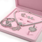 18k Gold Heart Jewelry Set (6 Pieces) - Drip Culture Jewelry