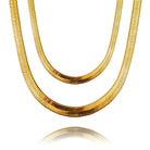 18k Gold Herringbone Chain - Drip Culture Jewelry
