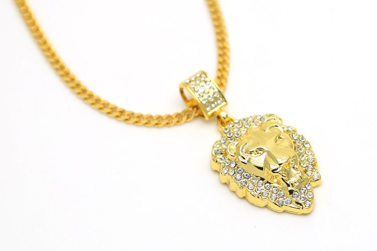 18k Gold King of the jungle pendants - Drip Culture Jewelry