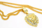 18k Gold King of the jungle pendants - Drip Culture Jewelry