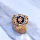 18K Gold Medusa Ring - Drip Culture Jewelry