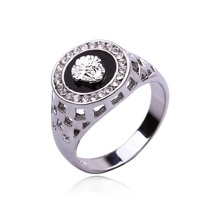 18K Gold Medusa Ring - Drip Culture Jewelry