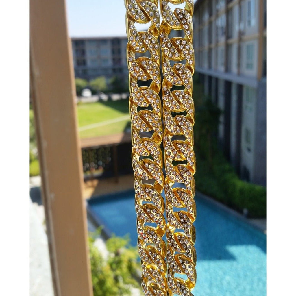 18K Gold N' Diamonds Chain - Drip Culture Jewelry