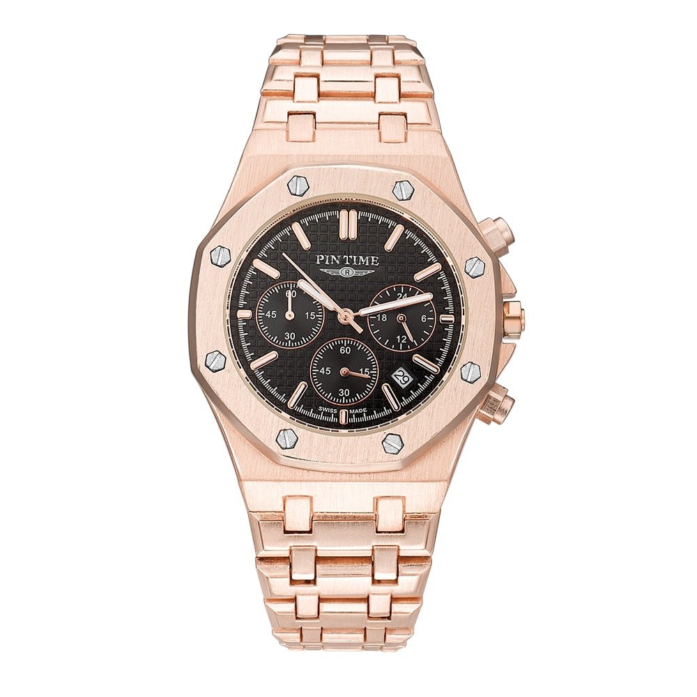 18K Gold Plain Jane Watch - Drip Culture Jewelry