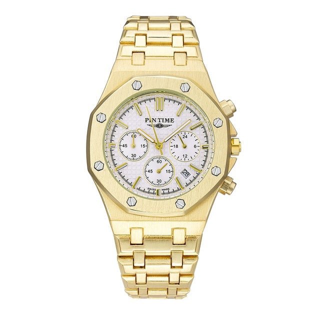 18K Gold Plain Jane Watch - Drip Culture Jewelry