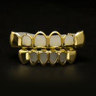 18K Gold Plated Open Face Grillz - Drip Culture Jewelry