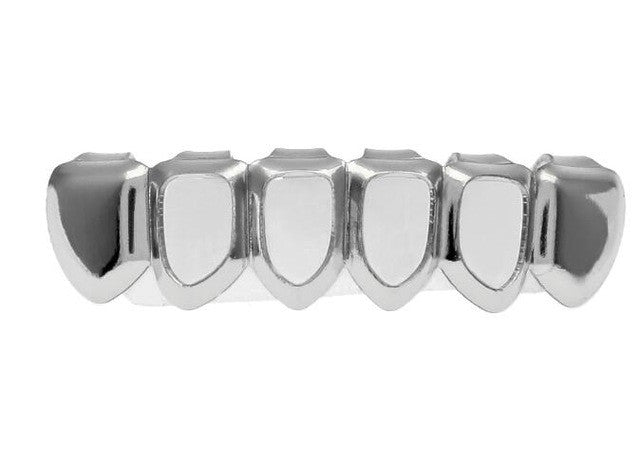 18K Gold Plated Open Face Grillz - Drip Culture Jewelry