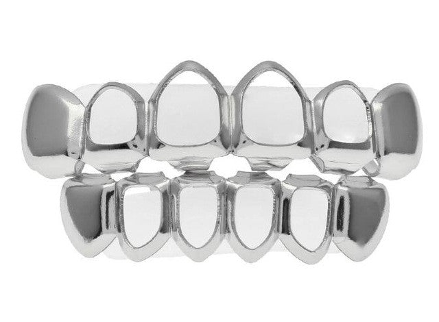 18K Gold Plated Open Face Grillz - Drip Culture Jewelry