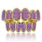 18k Gold Purple Post Grillz - Drip Culture Jewelry