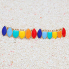 18K Gold Rainbow Grillz - Drip Culture Jewelry