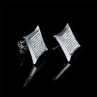 18K Gold Square Diamond Earrings - Drip Culture Jewelry