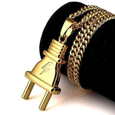 18k Gold The Plug - Drip Culture Jewelry