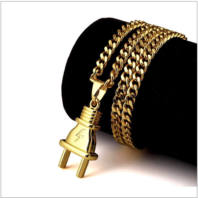 18k Gold The Plug - Drip Culture Jewelry