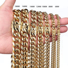 18k Gold Thick Cuban Link Chain (8mm-18mm) - Drip Culture Jewelry