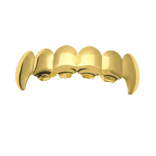 18K Gold Vampire Grillz - Drip Culture Jewelry