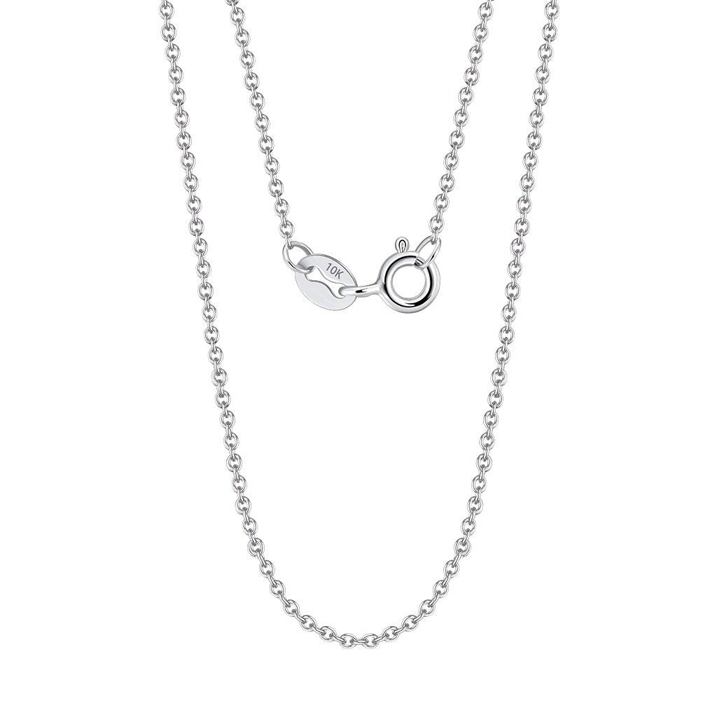 1mm 10k Solid Gold Cable Chain - Drip Culture Jewelry