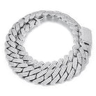 20mm 18k Gold Diamond Prong Cuban Link Chain - Drip Culture Jewelry