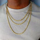 24K Gold Gold Figaro Chain - Drip Culture Jewelry