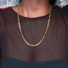 24K Gold Gold Figaro Chain - Drip Culture Jewelry