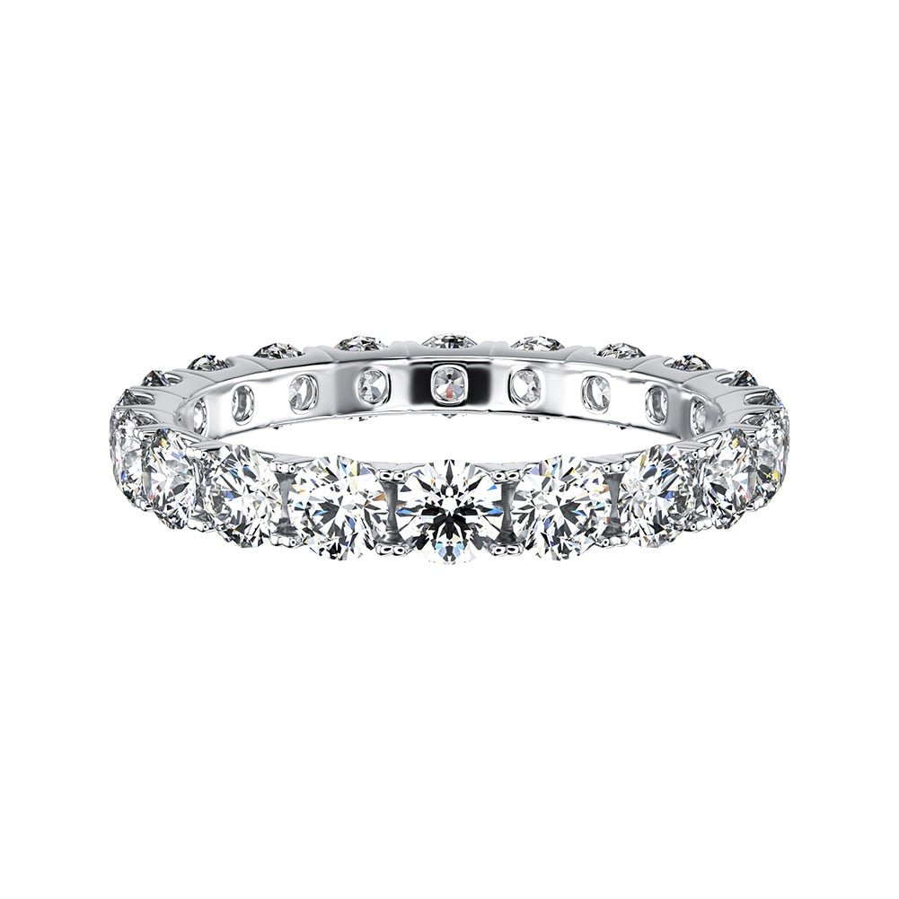 3mm Moissanite Diamond Eternity Ring - Drip Culture Jewelry