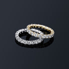 3mm Moissanite Diamond Eternity Ring - Drip Culture Jewelry